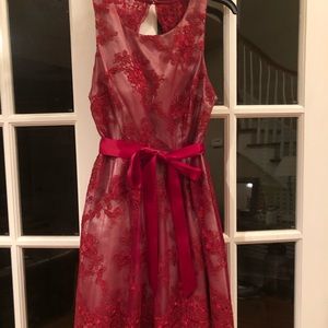 Short Red Homecoming Dress